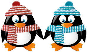 2 penguins